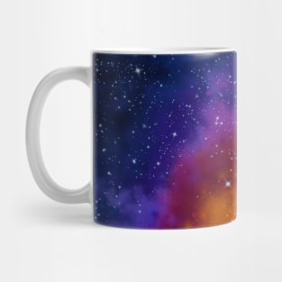 Bright Orange Nebula Mug